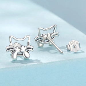 Cat Twin Earrings