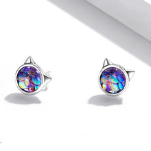 Load image into Gallery viewer, Fish Scale Earrings Sterling Silver
