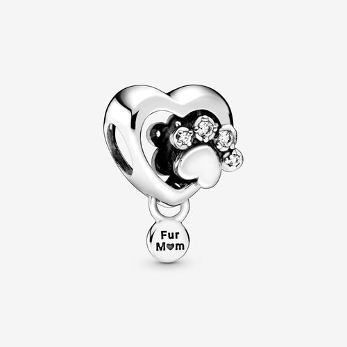 Fur Mum Charm in Sterling Silver 925