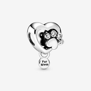 Fur Mum Charm in Sterling Silver 925
