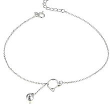 Load image into Gallery viewer, Cat &amp; Bell Anklet Sterling Silver 925
