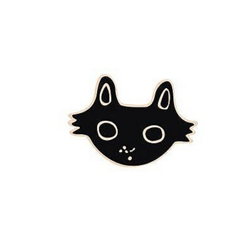  Le Chat Noir Black Cat Brooch/Pin