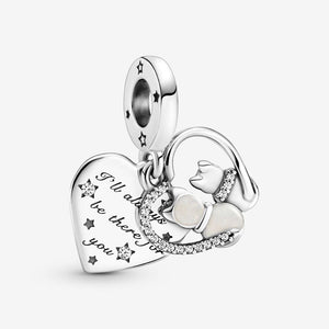 I'll Always Be There For You Charm in Sterling Silver 925