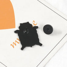 Load image into Gallery viewer, White Fat Cat Brooch/Pin
