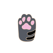 Load image into Gallery viewer, Cat Claw Brooch/pin in Grey
