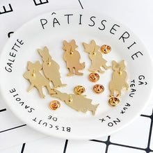 Load image into Gallery viewer, Mr and Mrs Cat Brooch/Pin
