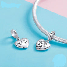 Load image into Gallery viewer, Cat Hug Charm in Sterling Silver
