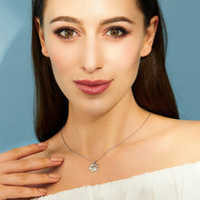 Load image into Gallery viewer, Sterling Silver 925 Cat Pawprint Necklace
