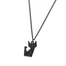 Load image into Gallery viewer, Black Cat Necklace
