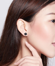 Load image into Gallery viewer, Black Paw Earrings
