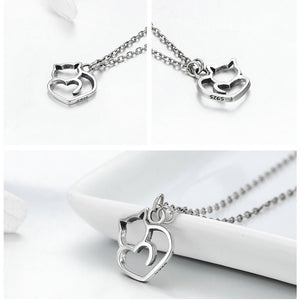Cat Pendant Sterling Silver 925