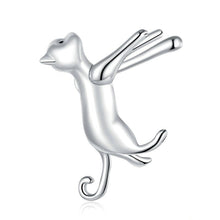 Load image into Gallery viewer, Cat Ear Cuff Earring Sterling Silver
