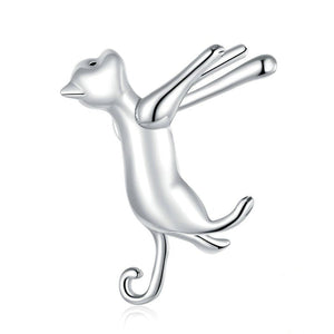 Cat Ear Cuff Earring Sterling Silver