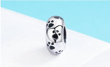 Load image into Gallery viewer, Sterling Silver Cat Pawprint Charm for bracelet

