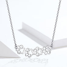 Load image into Gallery viewer, Cat Paw Necklace in Sterling Silver 925
