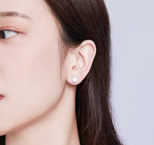 Load image into Gallery viewer, Cat Ear Earrings Rose Gold Plated
