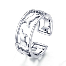 Load image into Gallery viewer, Playful Cat Ring Sterling Silver 925
