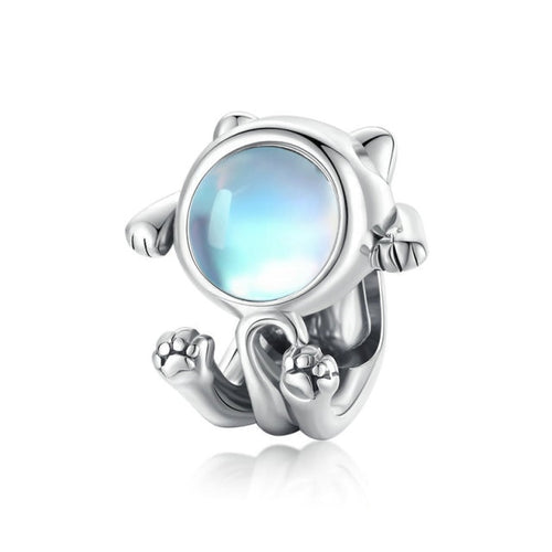 Sterling Silver Cat Charm for charm bracelet