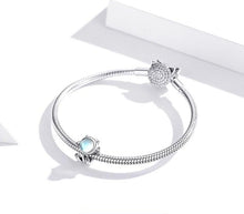 Load image into Gallery viewer, Sterling Silver Cartoon Cat Charm for Bracelet
