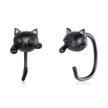 Load image into Gallery viewer, Cute Tail Earrings Black
