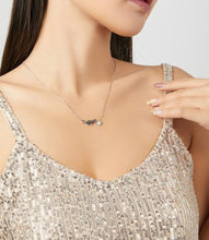 Load image into Gallery viewer, Opal Cat Necklace Sterling Silver
