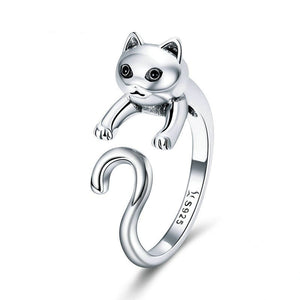 Meow Ring in Sterling Silver 