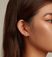 Load image into Gallery viewer, Rainbow Paw Earrings in Sterling Silver
